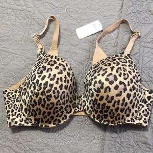 Leopard Print Vanishing Back Bra